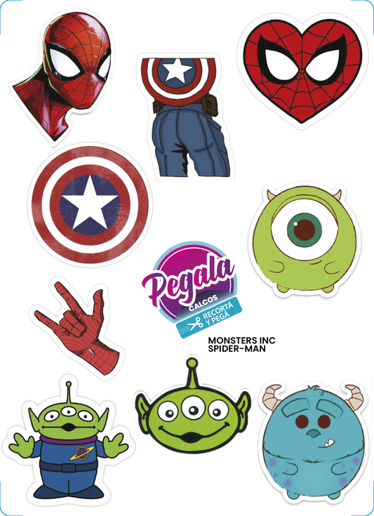 Monsters Inc & Spiderman